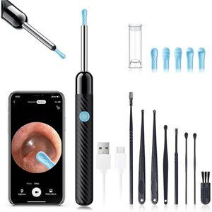 Ear Wax Removal - Earwax Remover Tool with 8 Pcs Ear Set - Ear Canal Cleaner